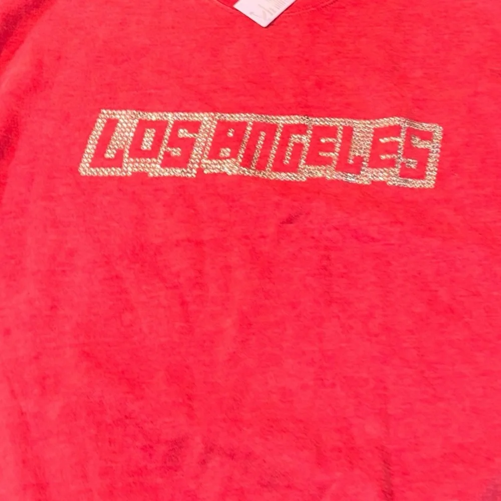 Wild Fable Women's Los Angeles Rhinestone‎ Sweatshirt- Size S - Picture 2 of 9